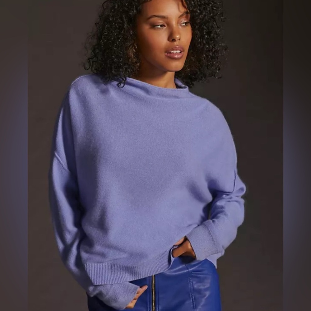 Pilcro Lavender Purple Cozy Pullover Sweater